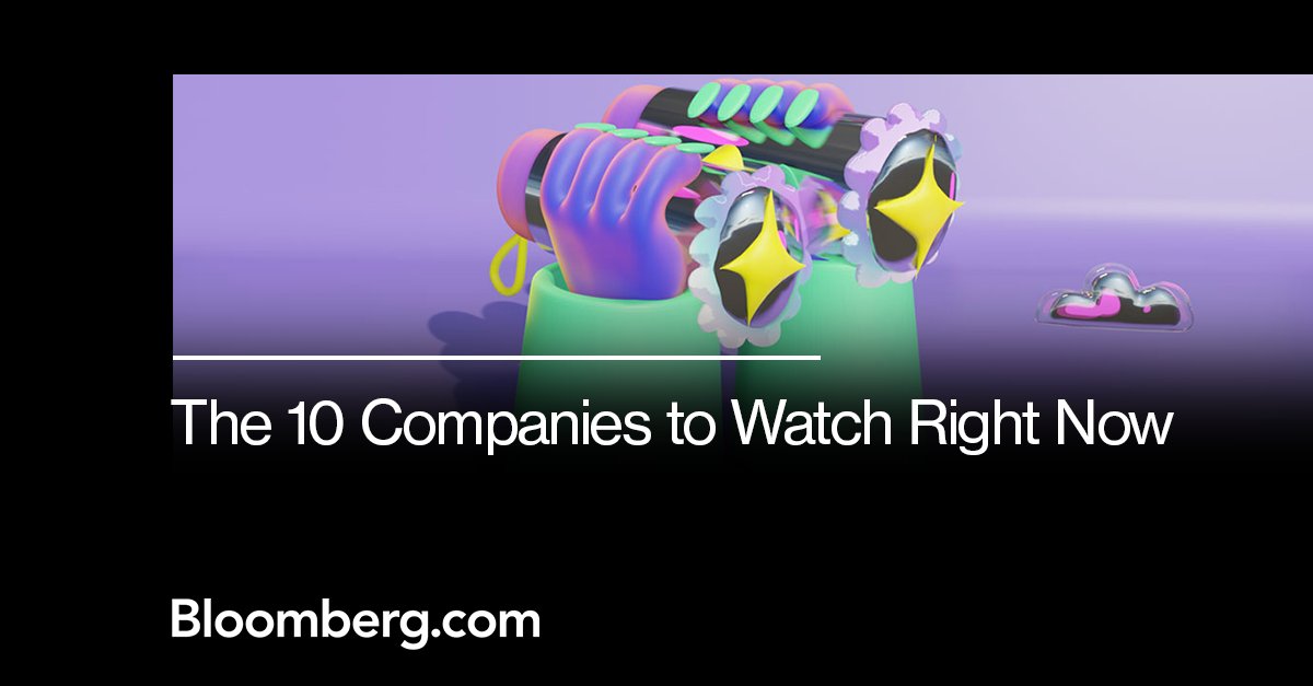 business's tweet photo. Here are the 10 companies Bloomberg Intelligence analysts are keeping an eye on.