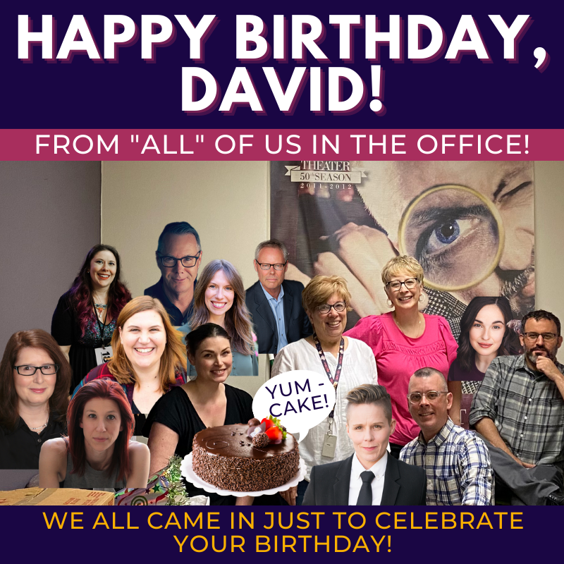 Happy Birthday without you, David! Each year, we celebrate our esteemed colleague's birthday without him as he takes a much deserved vacation during this time. This year we had an amazing turnout and EVERYONE came in just to celebrate! We hope you enjoy your day, David!