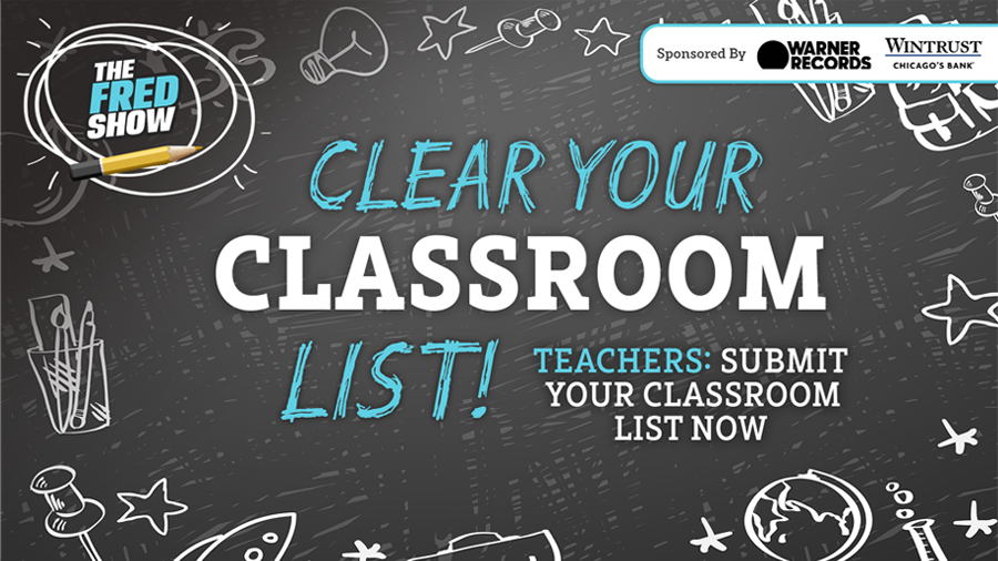 TEACHERS! We've teamed up with <a href="/warnerrecords/">Warner Records</a> and <a href="/Wintrust/">Wintrust</a> to help you clear your classroom list! Submit your Amazon list at the link below so we can help you get classroom ready!

Submit Your List Here➡️ ihe.art/JMq063o