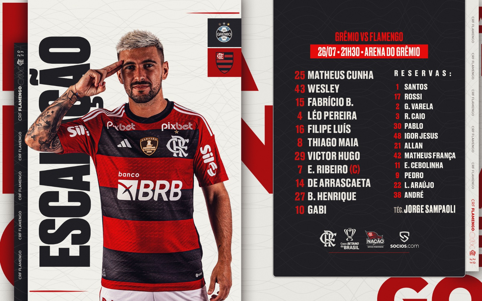 FLAMENGO X GRÊMIO: COPA DO BRASIL