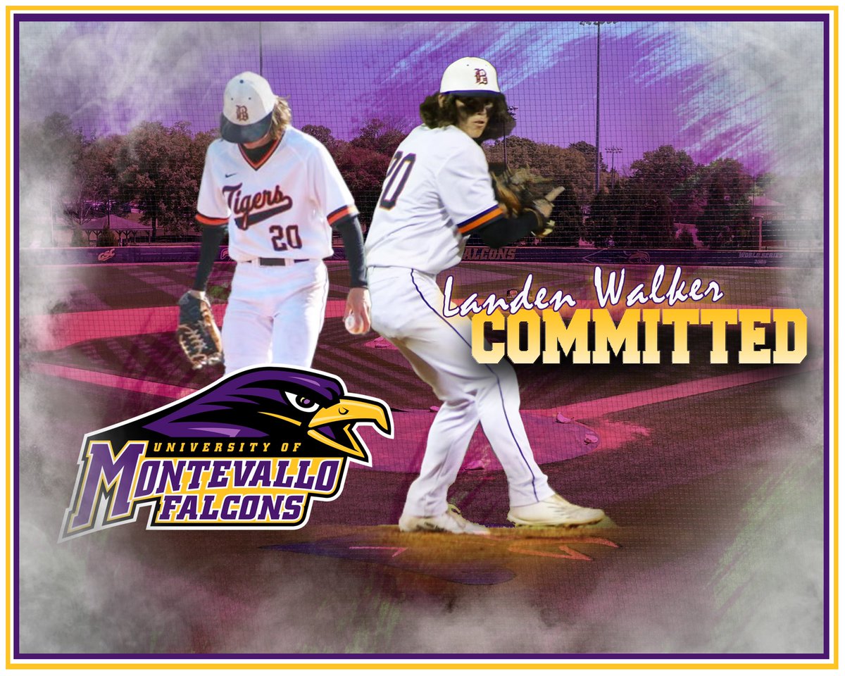 I am proud and honored to announce that I will be taking my talents to The University of Montevallo @UMoTownBaseball @ChandlerRose7 @PoisonIV12 @BCHSBSB @CSA_Training