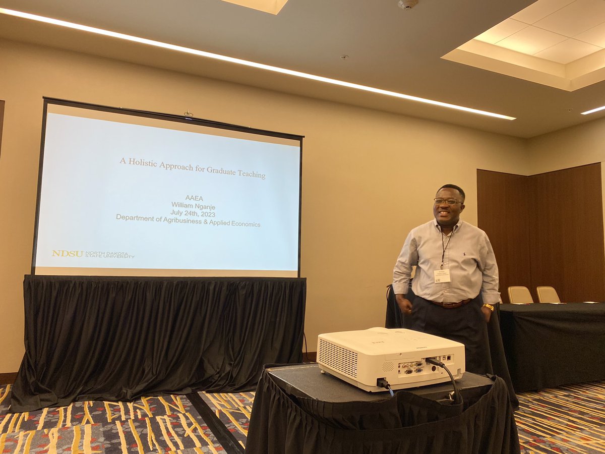 Teaching Tips from Award-Winning Teachers

Congrats to Mingfang Wei <a href="/aceatIL/">ACE at Illinois</a> and Lonnie Hobbs <a href="/lonniehobbsjr/">Lonnie Hobbs, Jr.</a> <a href="/kstateagecon/">K-State Ag Economics</a> for the 2023 TLC Graduate Instructor Award, and 2022 AAEA Distinguished Teaching Award recipients Dr. Yeager <a href="/kstateagecon/">K-State Ag Economics</a> and Dr. Nganje <a href="/NDSUAgbusiness/">NDSUAgribusiness</a>!