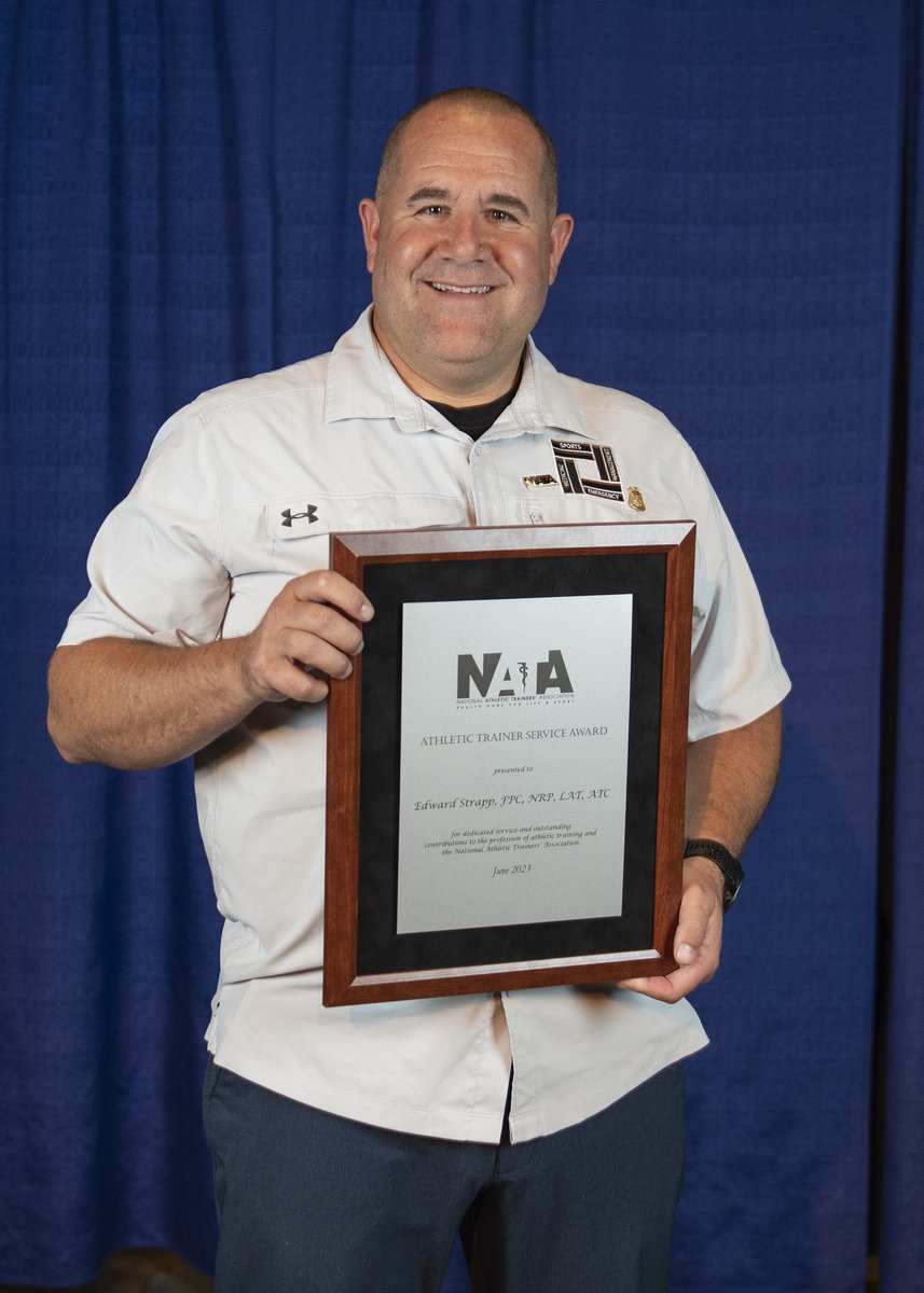 <a href="/EmergencySports/">Sports Medicine Emergency Management</a>  is very proud of our <a href="/strappatc/">Ed Strapp</a> and <a href="/dcatc1/">DARRYL CONWAY</a> for their recognition this year at the <a href="/NATA1950/">NATA</a> annual meeting for their service to the Association &amp; Athletic Trainers around the country in so many capacities.  Thank you BOTH for your commitment to ATs everywhere!