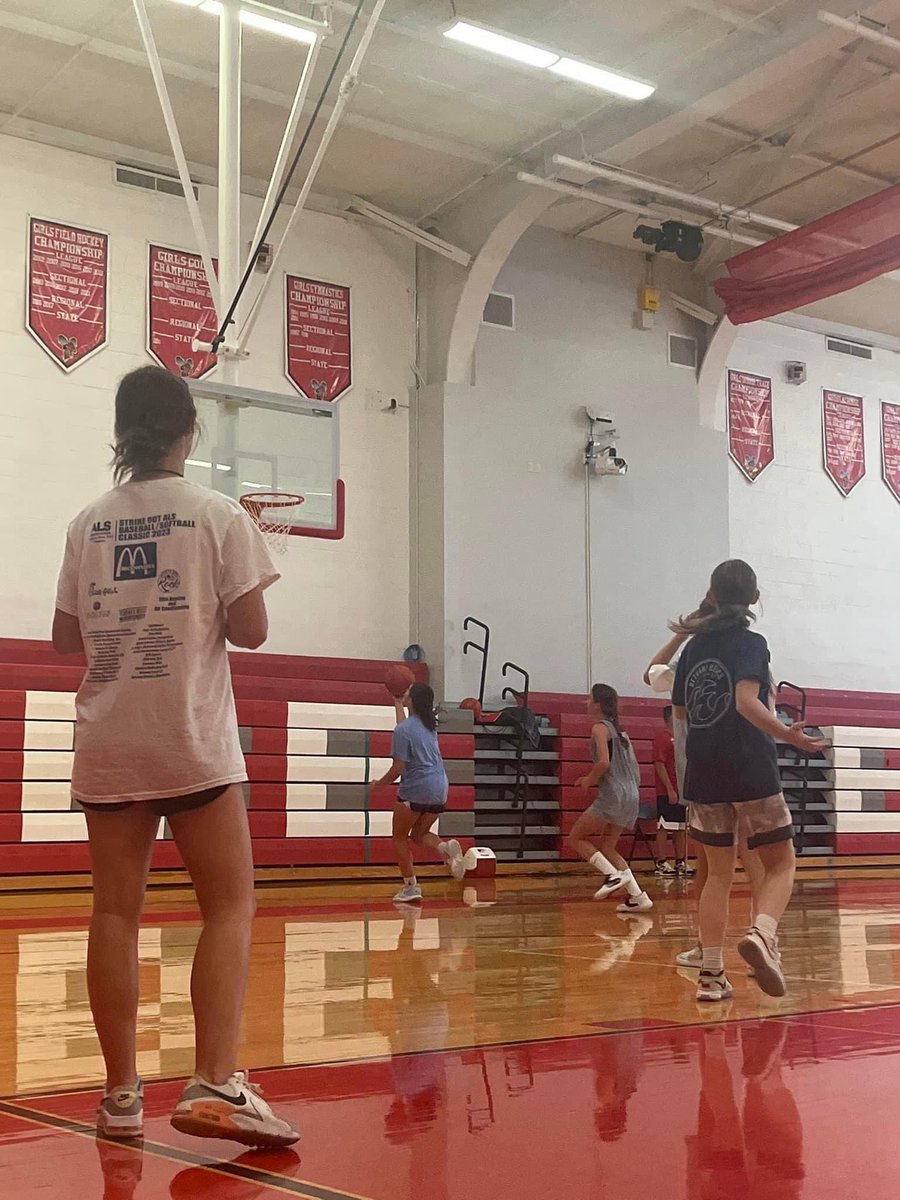 Game on during Day 3 of camp!  🏀