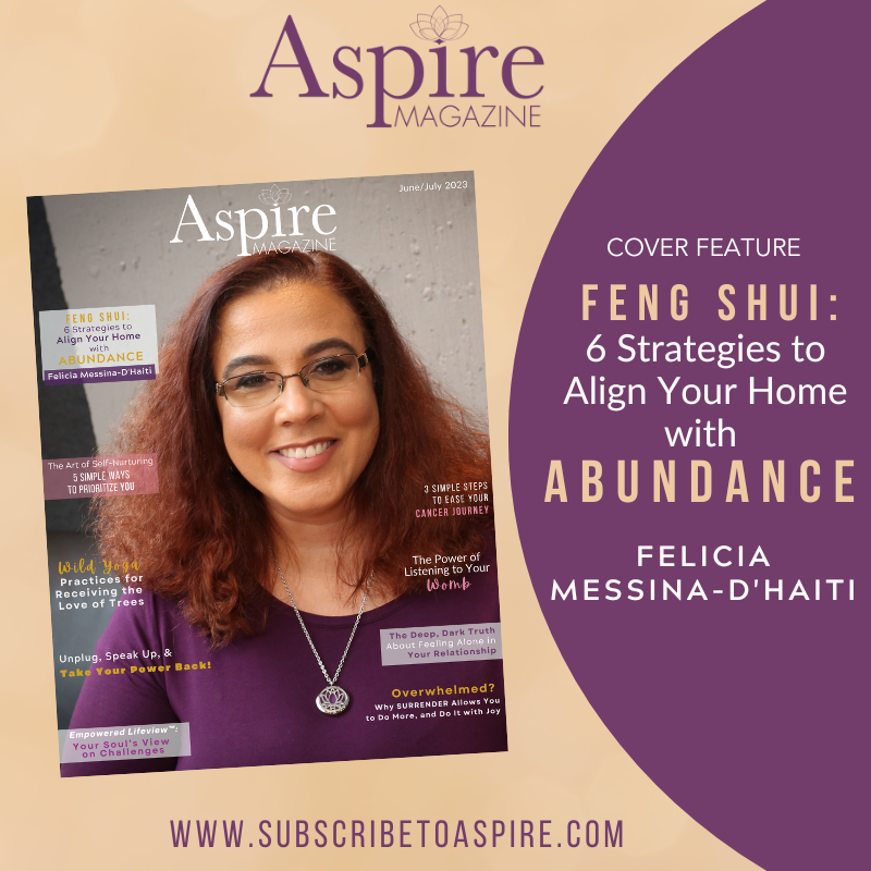 LindaJoy's tweet photo. COVER FEATURE: “#FengShui: 6 Strategies to Align Your Home with Abundance” by @soul_shift in #AspireMag https://t.co/417bhXJuyE #ClutterClearing #FengShui https://t.co/BKVJ5ltIf0