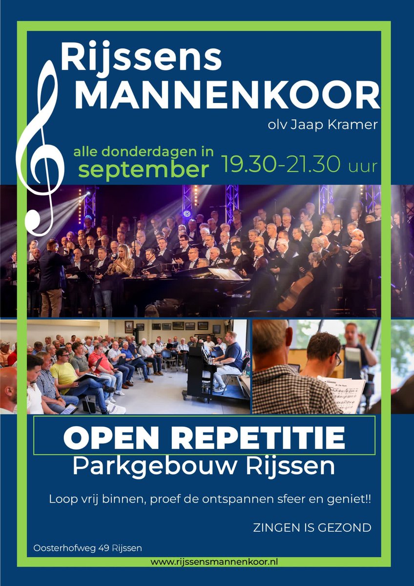 Rijssens Mannenkoor tweet media
