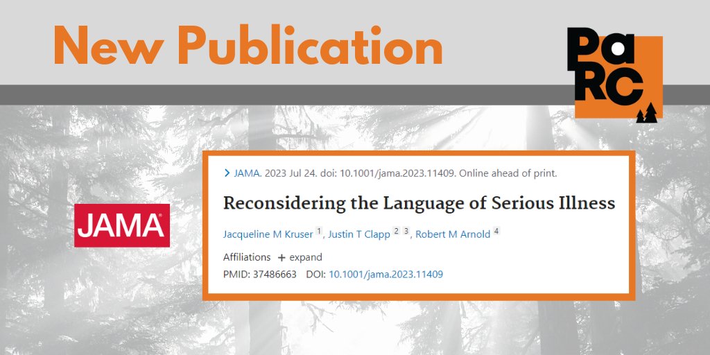 PittPalCare's tweet photo. 📣@rabob & team on the powerful implications of the word "need" for patients w/ serious illness & families, and transforming clinician communication to foster space for #patientpriorities. #SeriousIllnessCommunication @jackykruser @JAMA_current
👉 https://t.co/fZppbLYMox https://t.co/oBzzB2GKLA