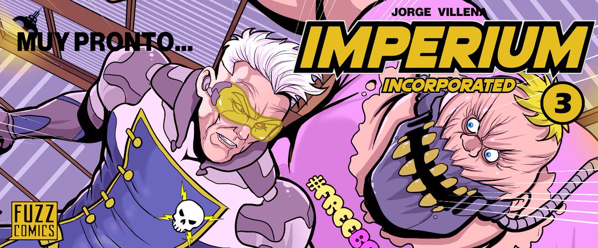 jorgevillena5's tweet photo. Muy pronto disponible el tercer número en https://t.co/3exIYqxjaB #comic #tebeos #novelagrafica #comicdigital #comicespañol #superheroes #dibujo #drawing #arte #art #comicbook #fuzzcomics #imperiumincorporated #manga #anime #marvel #dc https://t.co/Npw75gxQD1