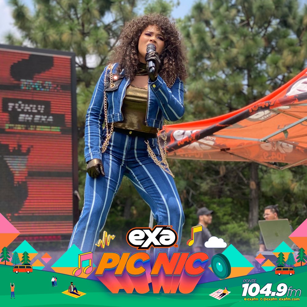 ExaFM's tweet photo. Me rehúso a dejar de pensar en @CesiaSaenzOfic 🥰🎶 ¡Nos acompañó en el #ExaPicNic 🧡🧺🧺! https://t.co/SeKfKQnwqz