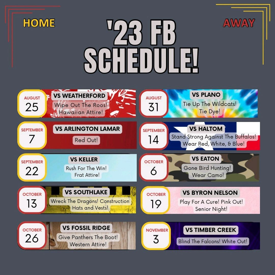 We're ready for football season!! ⚡️
Are you!?

#ChargerNation #ChargerPride #StudentSection