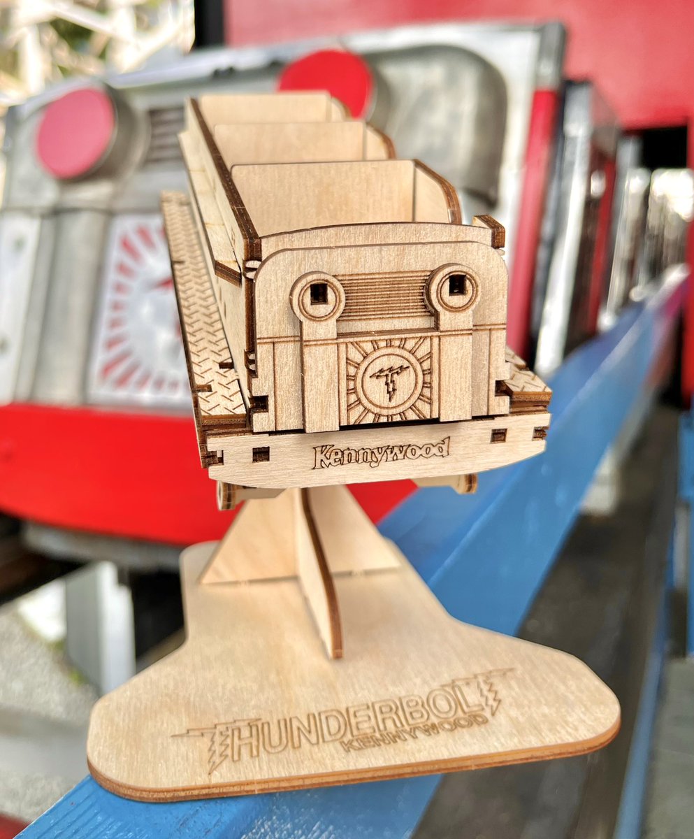 NOW AVAILABLE ⚡️Thunderbolt coaster cutouts! Build your own model replica of the Thunderbolt’s vintage century flyer in trains, in use since the Pippin days of the 1950s. They’re the perfect addition to your Kennywood collection!