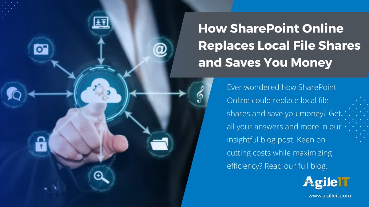 Agile_IT's tweet image. Overcome challenges of traditional file-sharing methods and save on costs with SharePoint Online. Discover how SharePoint enables smoother data management, enhances security, and boosts productivity. #SharePointOnline #CloudSolutions

Watch here: agileit.co/3XUwGgS