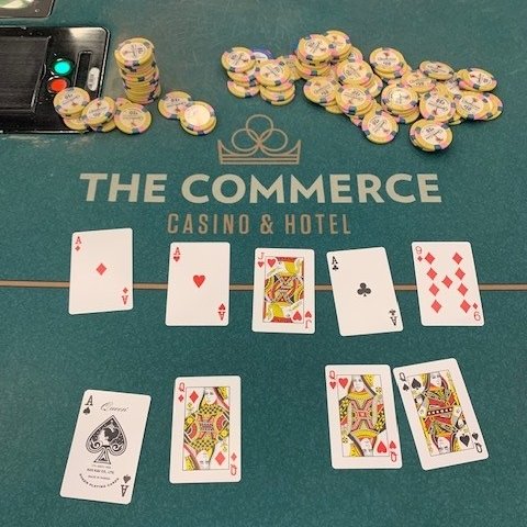 CommerceCasino's tweet image. Jackpot Alert 🚨

40-80 Hold'Em
$100,000

#WhereTheGameReigns #PokerJackpot