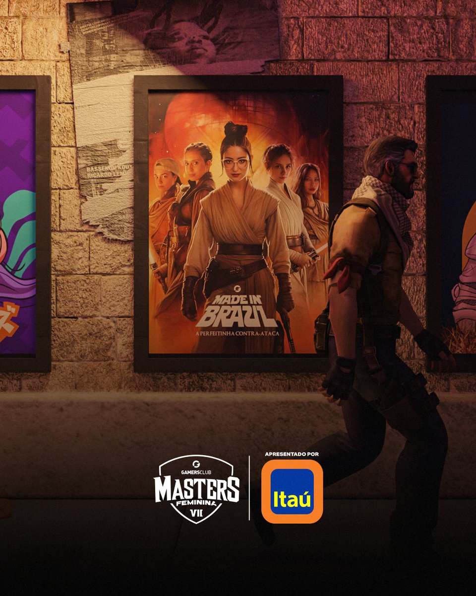 GamersClubCS's tweet photo. Há muito tempo atrás, num país muito distante, uma organização se erguia para para representar toda uma região. Agora é a vez delas lutarem pelo título da #GCMastersFeminina by @itau 🌟🔫👸

Estrelando ⭐️ @MIBR https://t.co/PAWSJkpENh