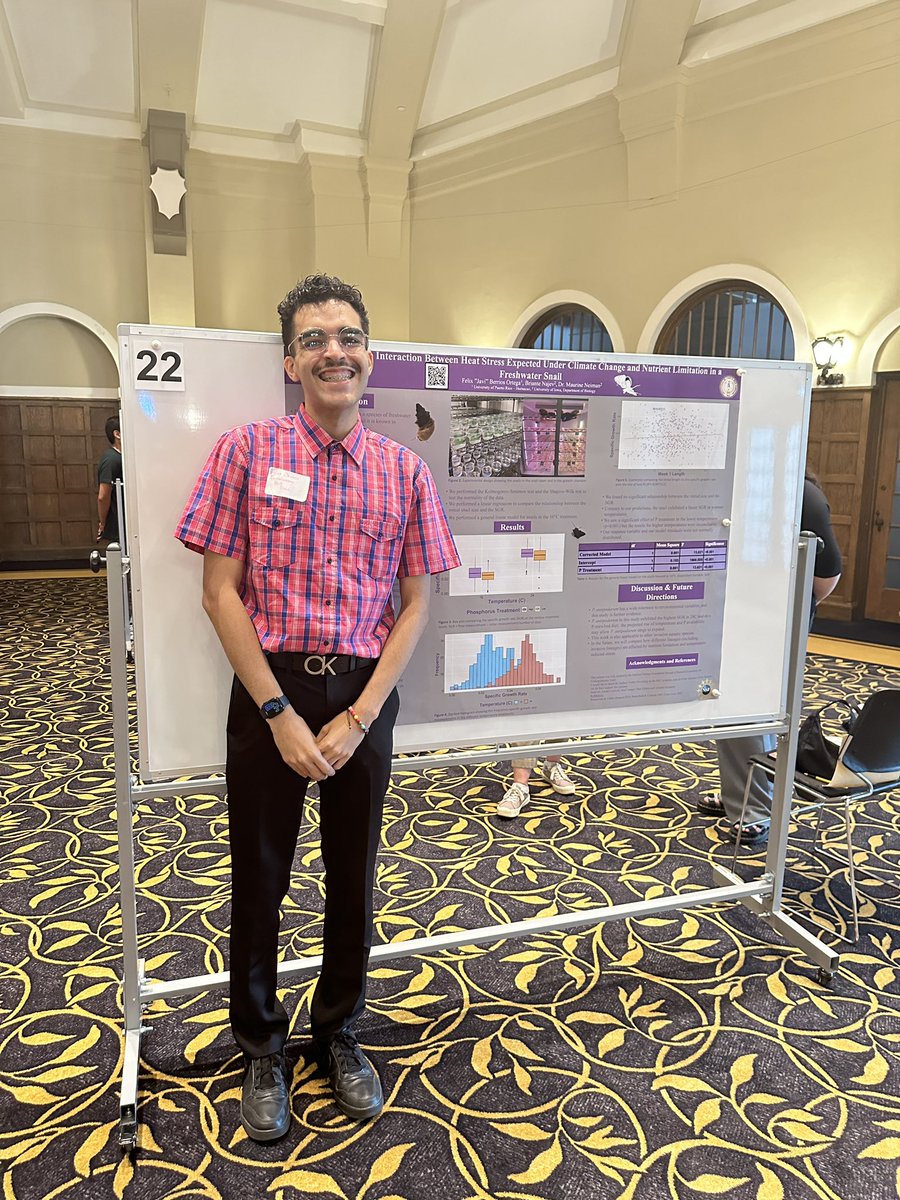 FelixJBerrios's tweet photo. REU Done ✅ 
These past 10 weeks have been filled with a lot of learning and growing as a scientist. Working on this project taught me a lot and I’m really proud of my work! https://t.co/fTZD74FSHs