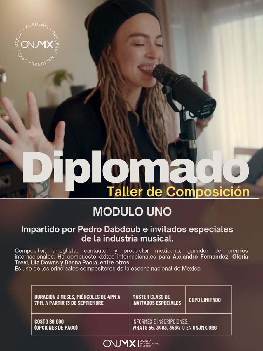 Este 13 de Septiembre comenzamos!! Inscríbete ya!! Cupo limitado <a href="/ONJMX/">ONJMX</a>