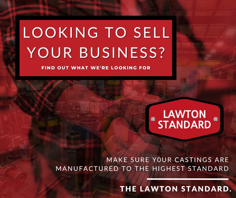 Thinking about selling your foundry?

Find out what we're looking for: lawtonstandard.com/sell-your-foun…

#business #expansion #foundry #foundries #lawton #growing #selling #sellyourbusiness #buyers #lawtonfamily #expansion