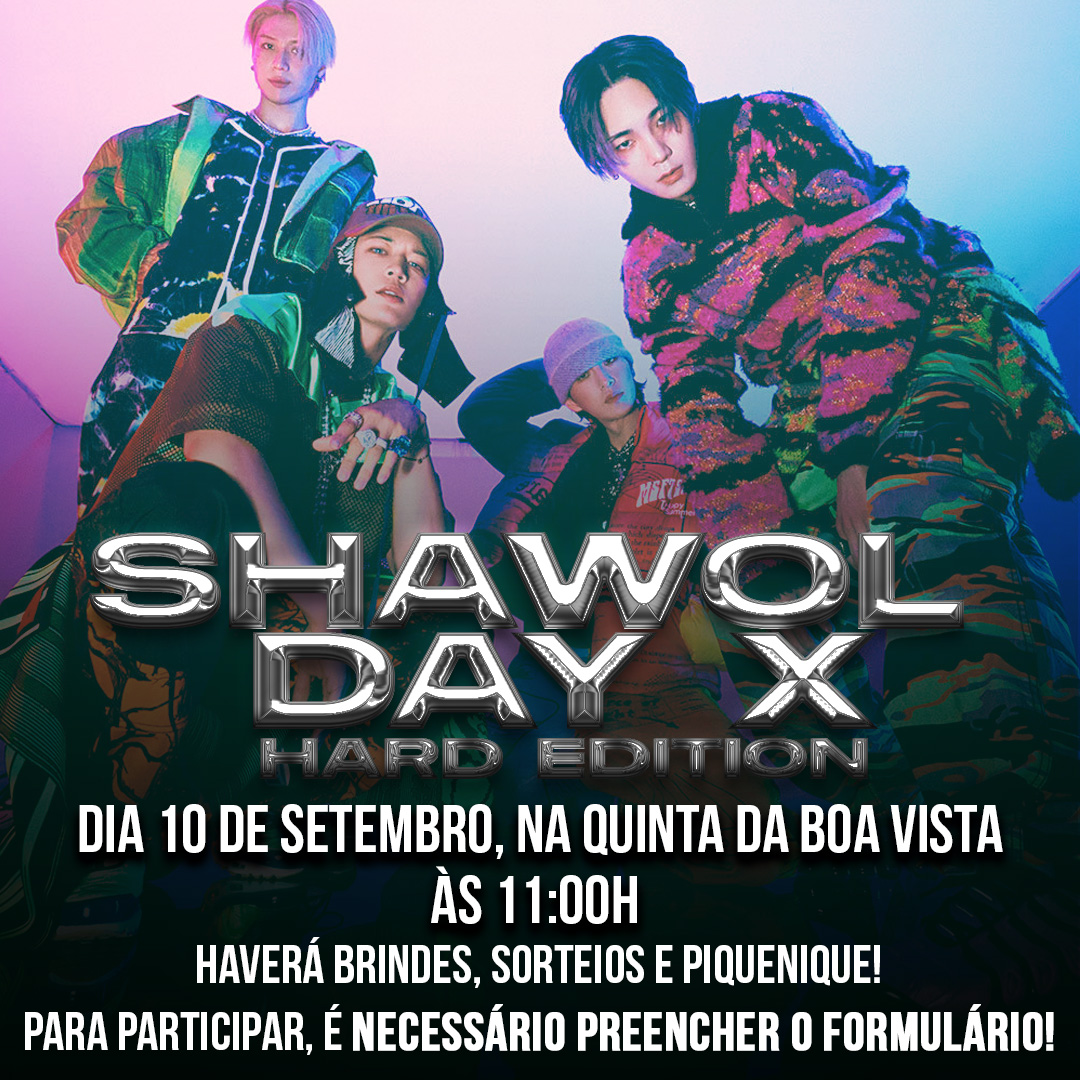 ALÔ SHAWOLS CARIOCAS!  Voltamos com nosso querido SHAWOL DAY em sua décima edição! Teremos joguinhos, brindes e sorteio de itens oficiais. Para participar do evento basta preencher o formulário que entraremos em contato
forms.gle/b4d3AUos7HChGV…