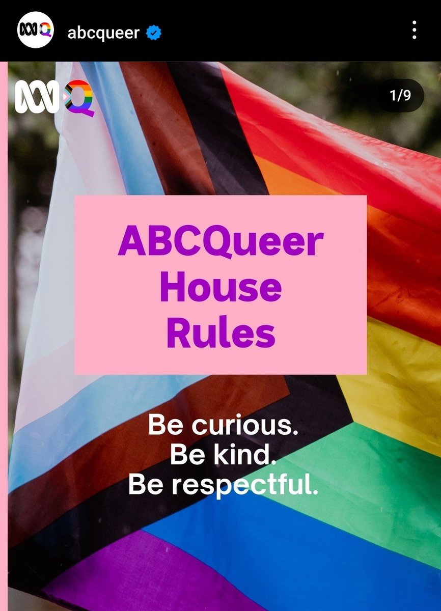 KowalskiKit's tweet photo. The #ABCQUEER house rules are curious, kind, respectful. We sit in wonder that this "explainer" is any of these 3. https://t.co/VRnvHmUqcA