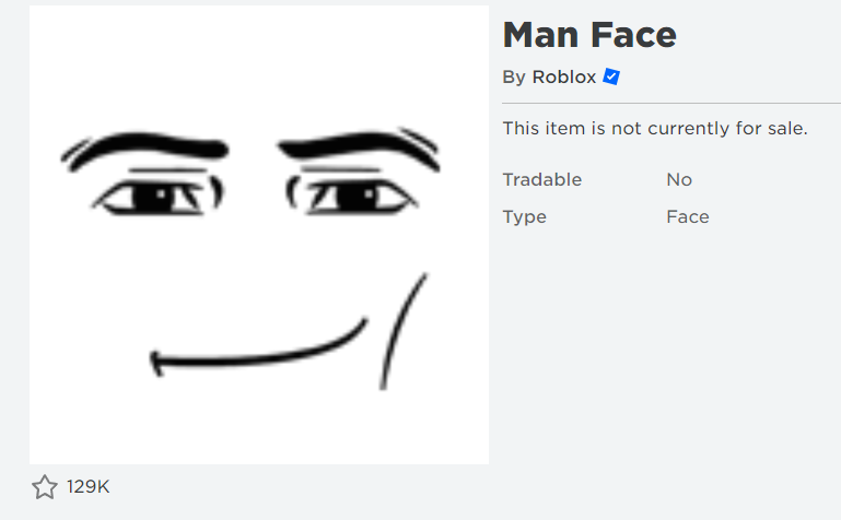 How to STILL Get Man Face in Roblox ( New method) 