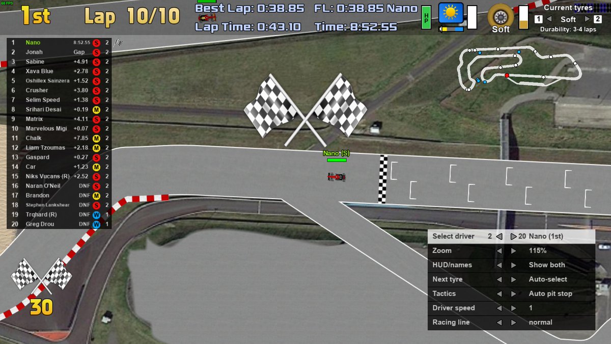 SRCSeries's tweet photo. Alfa do it again, that's a 2nd 1-2 in 3 races, and again it's @formulanano leading home @Natasp_V12.

Red Bull recover well from their double DNF at Monaco with 3rd for @maxwdcs and 4th for @XavaBlue, but it's a race to forget for Renault, with both cars out... https://t.co/DyirMsP6xX