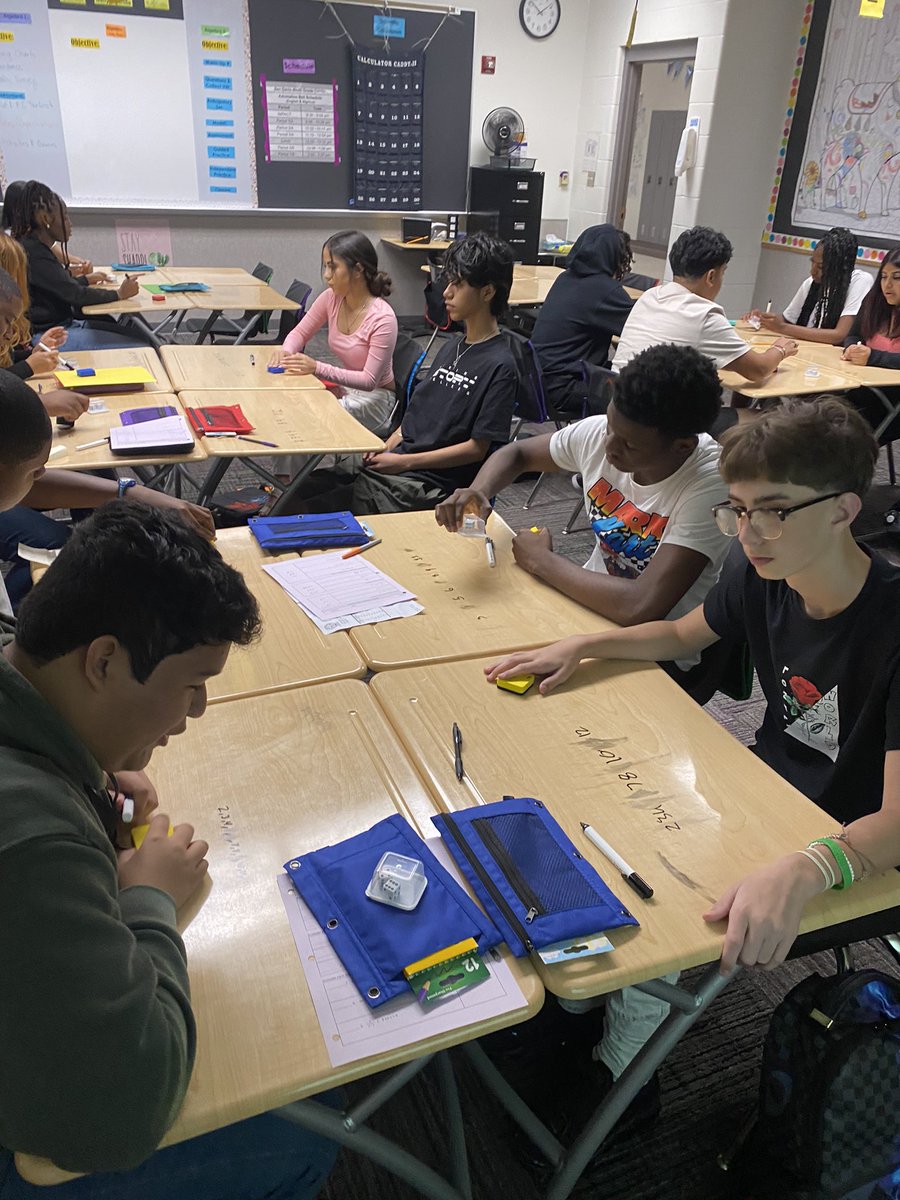 LindsBaileyMath's tweet photo. @NGCAdrenaline students playing Knockout. It was a definitely a fun way to break up an 80 minute period about rules and expectations!! #wearewayne 
@BenDavisNGC #NGCPride #algebra https://t.co/QLlDdgP7hP