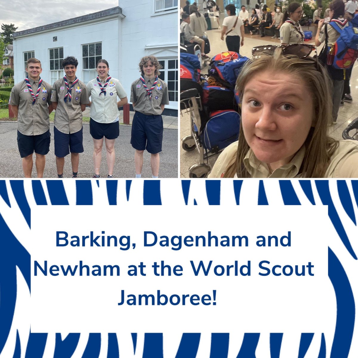 𝗕𝗮𝗿𝗸𝗶𝗻𝗴, 𝗗𝗮𝗴𝗲𝗻𝗵𝗮𝗺 𝗮𝗻𝗱 𝗡𝗲𝘄𝗵𝗮𝗺 𝗵𝗶𝘁 𝘁𝗵𝗲 𝗪𝗦𝗝!
 
Network Scout and Leader at 4th Barking and Dagenham, Ellie has safely landed in Seoul.

Tomorrow 3 Explorers, Zubin, James and Gabriellus and Leader Anna will be heading to Seoul as part of Unit 31!