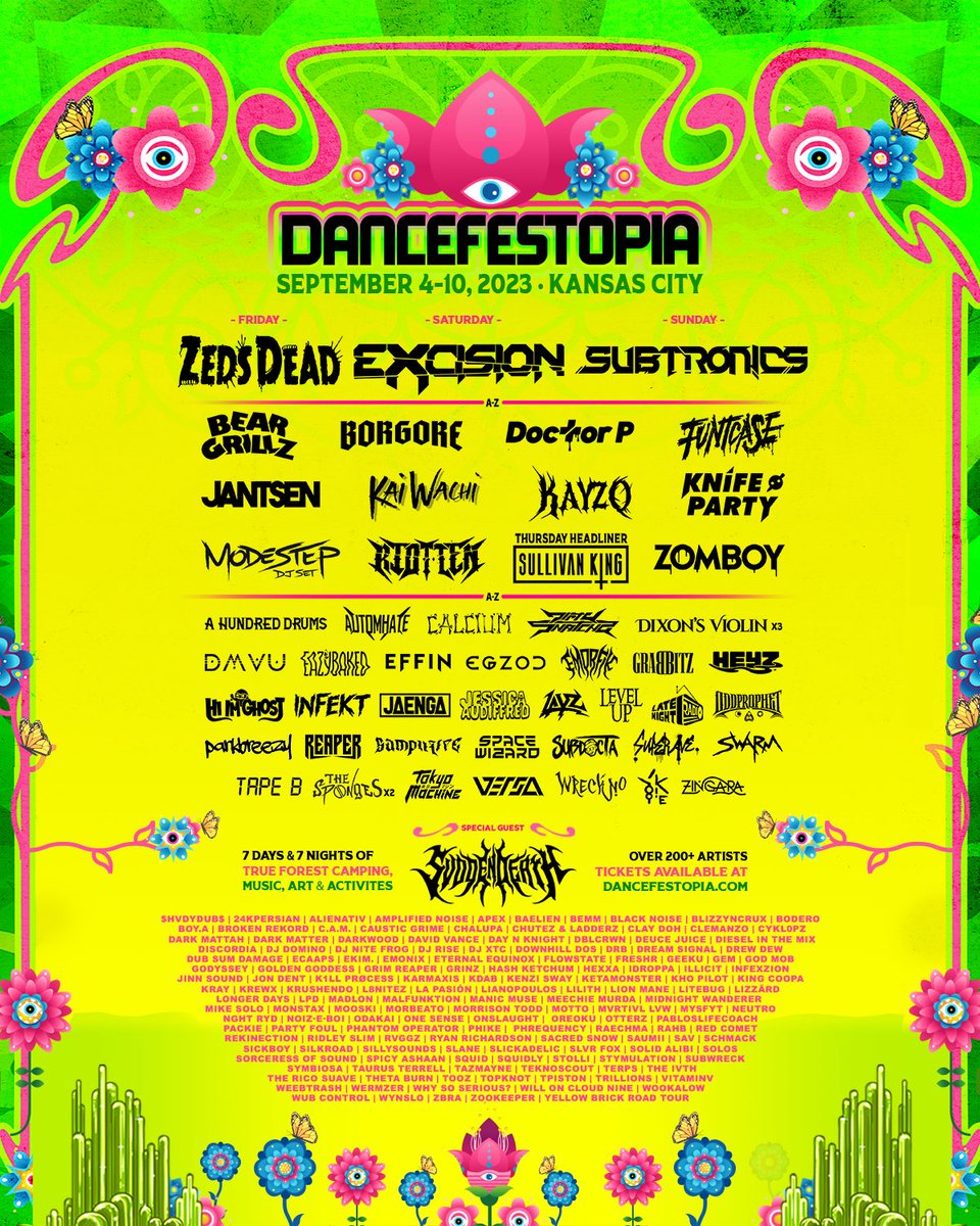 DANCEFESTOPIA IM COMING FOR YOU
So crazy to see my name up on this flyer with so many artists I’ve looked up to over the years and with all the hard work I’ve put into my music career over the years I am truly blessed