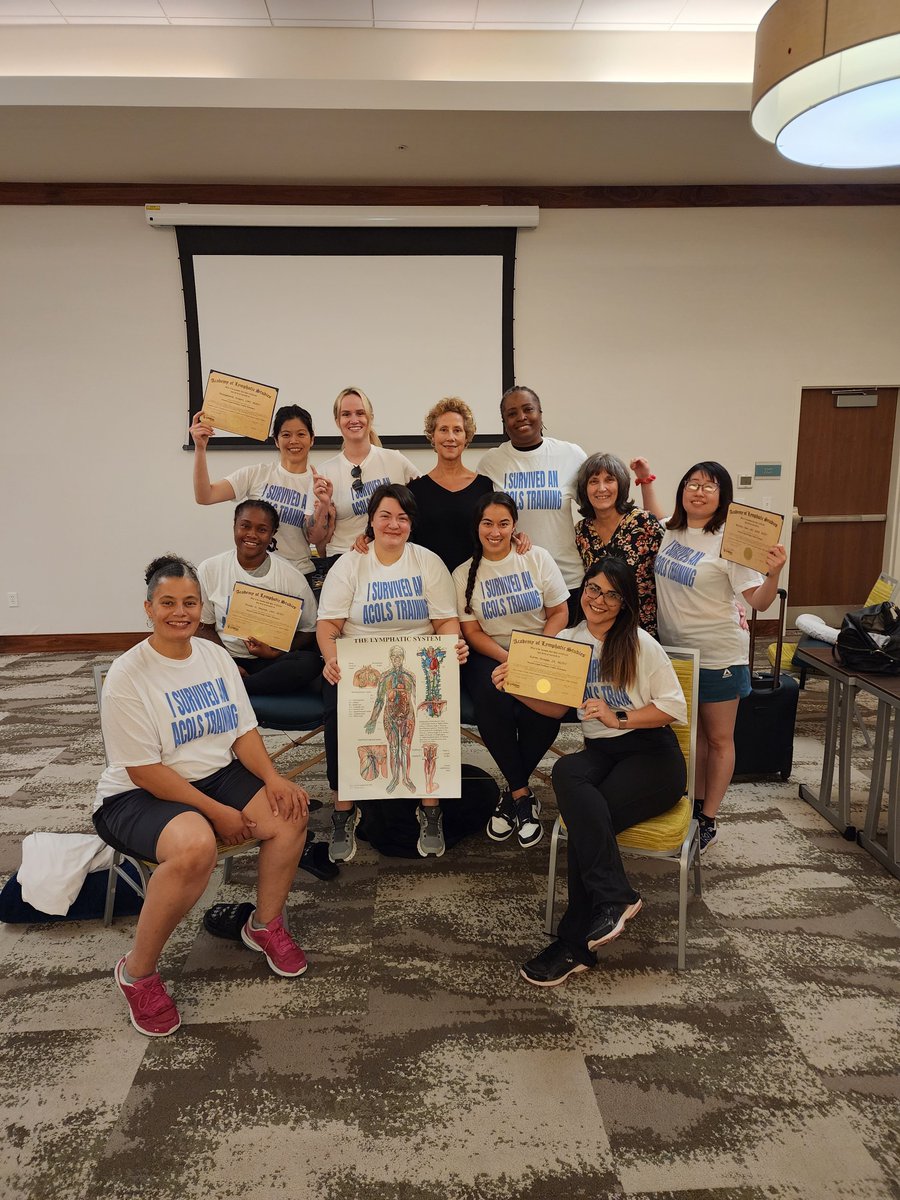 ACOLSFlorida's tweet photo. Congrats to our newly certified Manual Lymph Drainage Therapists taught by Darci West in Dallas!
.
.
.
#acols #lymph #mld #manuallymphdrainage #vodder #dallas https://t.co/or8TrnxKi7