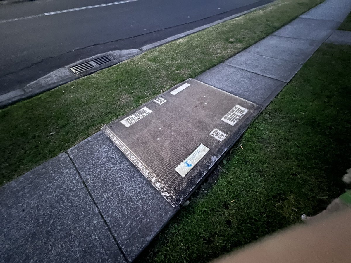 We’ve live near here for 5 years and this <a href="/Telstra/">Telstra</a> temporary cover has been here the entire time. Hey <a href="/Telstra/">Telstra</a> when will this trip hazard for people be fixed??
