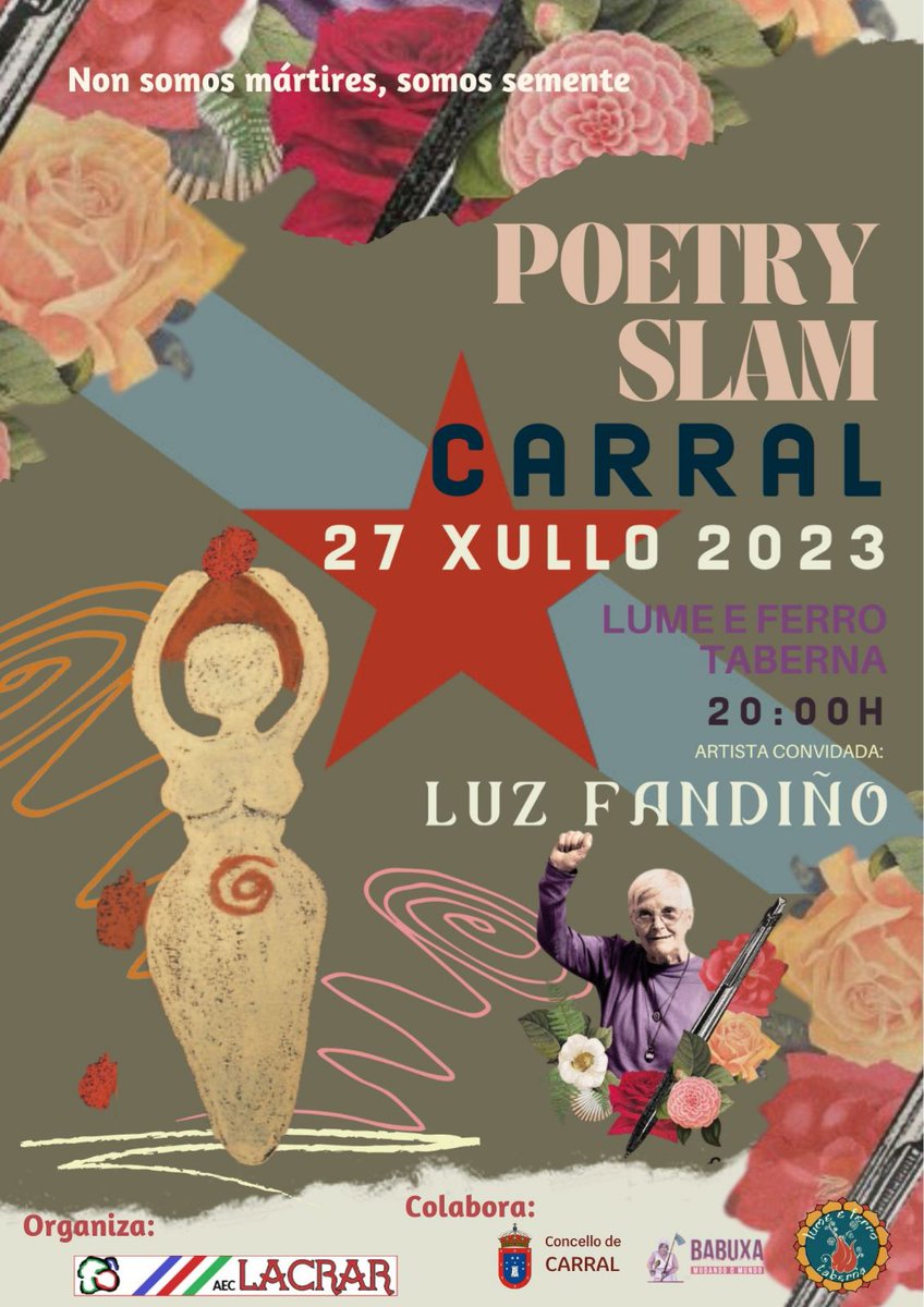 Este xoves, 27 de xullo, a última sesión clasificatoria do Slam Poetry Carral. No Lume e Ferro, coma sempre. Non o perdades!