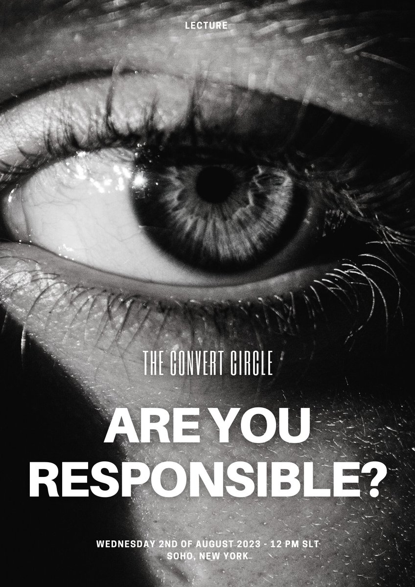 darumaboa's tweet photo. Hello,

you can find a article, related to the topic of yesterdays lecture „Embracing Authenticity: The Power of Connecting as an Outsider“ here on my blog:

https://t.co/YLv8JLzZW3

Next Wednesday the 2nd of August I will give a lecture about „Are you Responsible?“ https://t.co/CzbQR0LQ7P