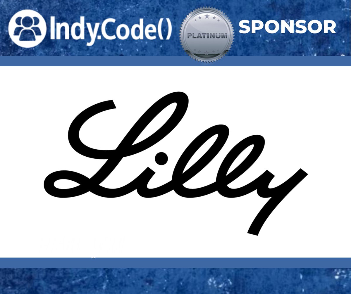 THANK YOU To @EliLillyandCo for sponsoring Indy.Code() August 11th!

Check out all the sponsors at the event!

indycode.amegala.com

#communityevent #SoftwareConference #PlatinumSponsor #Indiana #programminglife #NetworkingOpportunity