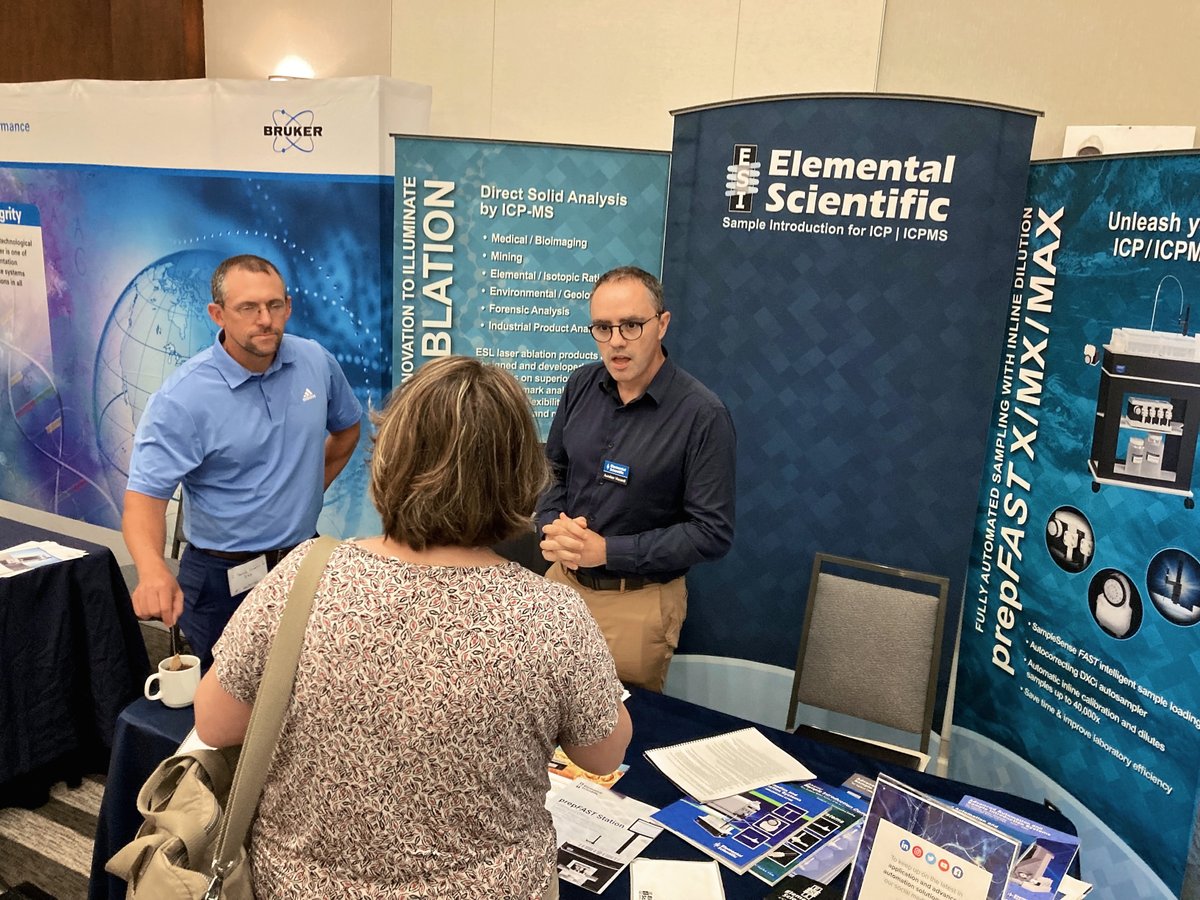 esi_icpms's tweet photo. We'll be in booth #18 at the 65th #ICASS &amp; Spectr'Atom Conference for the remainder of the week. Don't miss the opportunity to talk with our experts if you happen to be in Ottawa! https://t.co/uMmIjXY0cD