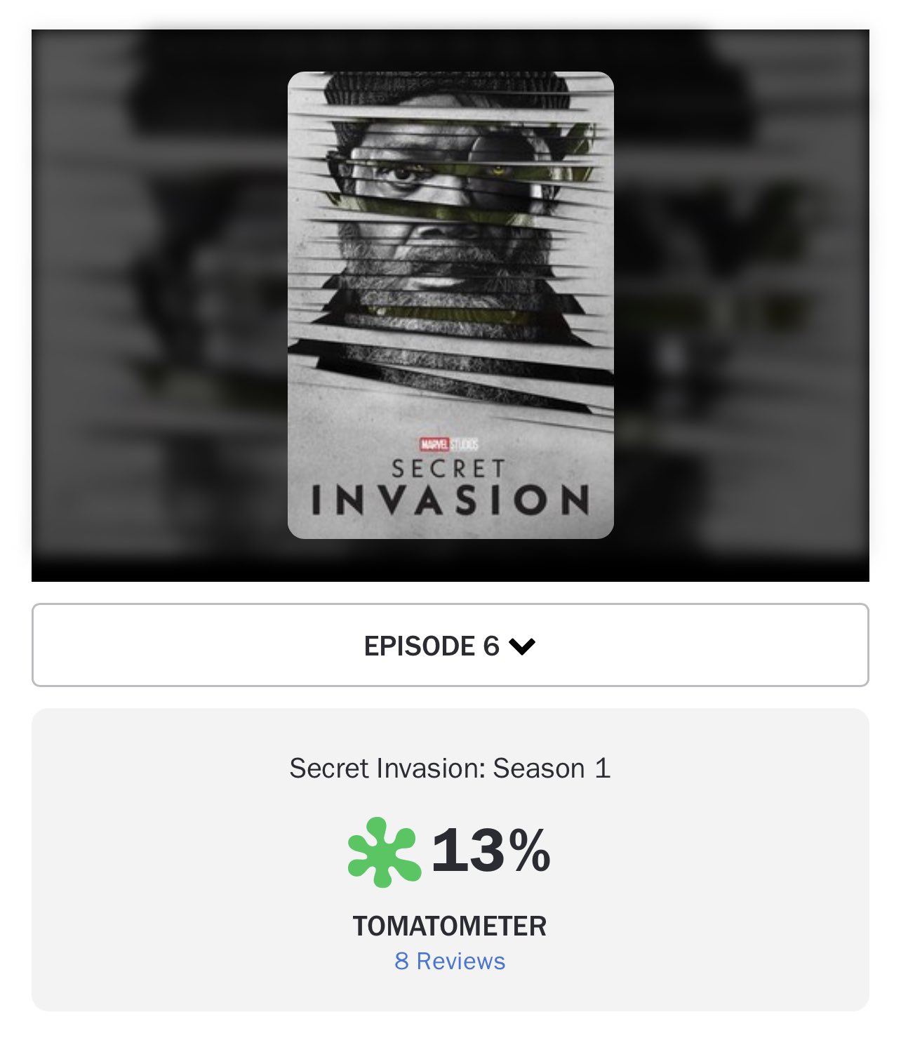 secret invasion finale rotten tomatoes｜TikTok Search