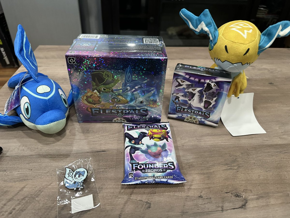 PokeSwim3r's tweet photo. My Elestrals order came in today!! Very excited for the future of Elestrals! @Elestrals @aDrive_tK https://t.co/iHIBUzxvH9