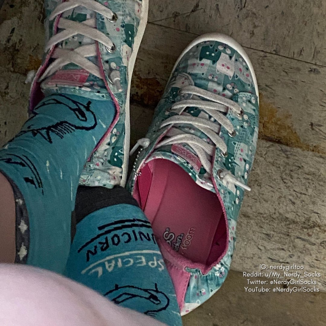 NerdyGirlSocks's tweet photo. Showing off these cute Special Unicorn socks from John's Crazy Socks! I love them they are so cute and comfortable! Hope you guys enjoy! ๐ 1/4
#anklesocks #cutesocks #unicorns #bluesocks #candidsocks #socksatwork #chaussettes #feet #footmodel #girlsocks #pieds #selfeet #shoesoff https://t.co/v2usV77EXj
