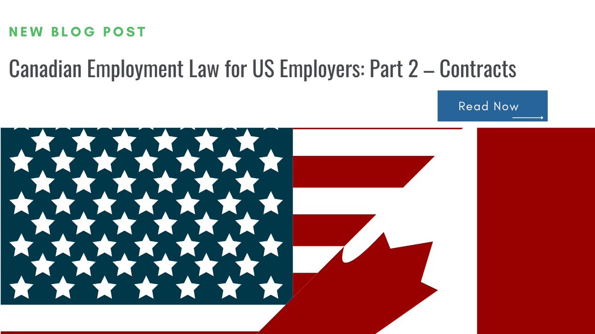 This is Part 2 of our blog series for US employers with operations in Canada

springlaw.ca/2023/07/26/can…

#EmpLaw #HR #EmployerResources #JudicialSystem #Terminations #WorkplacePolicies