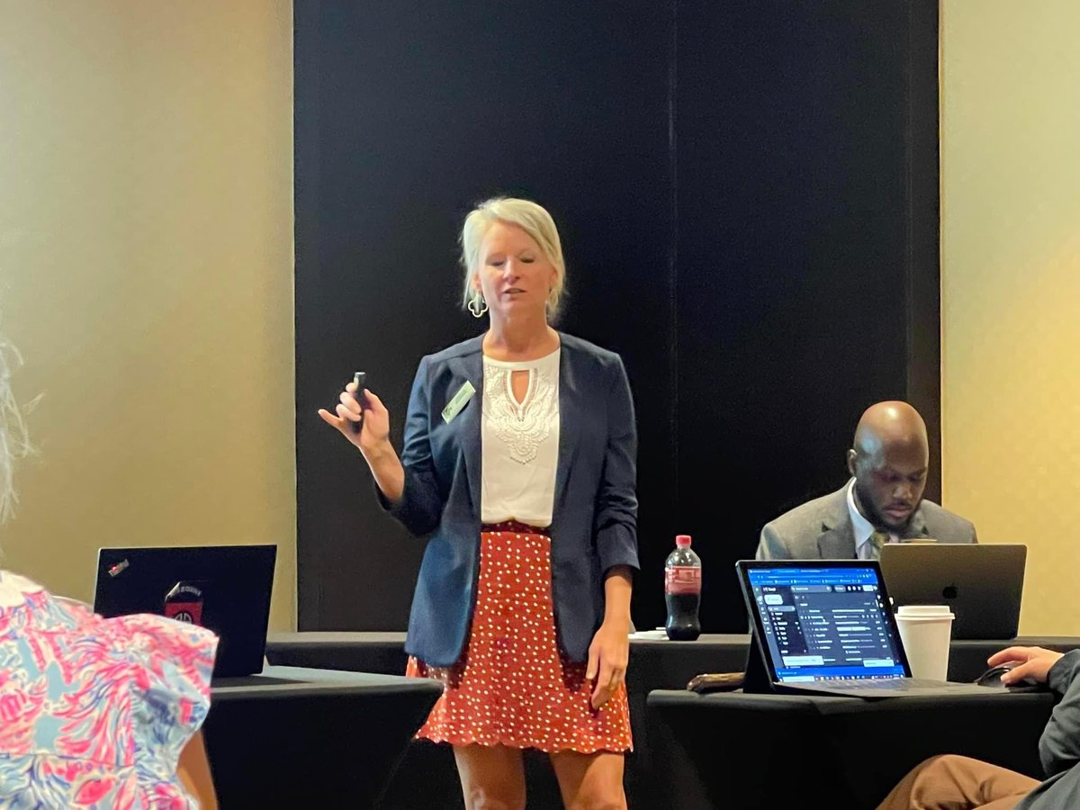 ESSER Best Practices session with Jessica Duncan and team at the 2023 Annual ESSA Conference! Idea sharing and putting all questions on the table makes  us all better! 
<a href="/NCDPI_OFP/">NCDPI Office of Federal Programs</a> 
#OneTeamOneGoal