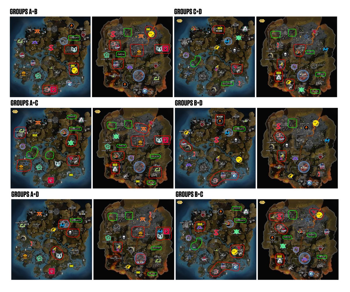 minustempo (@_minustempo) on Twitter photo It's time! Here are the <a href="/PlayApexEsports/">Apex Legends Esports</a> #ALGS Championship dropspots for the teams in each group.
There's also a chance we start scrims on the 31st instead of the 9th so stay tuned.
Schedule: tinyurl.com/42we9fbz
Dropspots: tinyurl.com/d65d9k7b It's time! Here are the <a href="/PlayApexEsports/">Apex Legends Esports</a> #ALGS Championship dropspots for the teams in each group.
There's also a chance we start scrims on the 31st instead of the 9th so stay tuned.
Schedule: tinyurl.com/42we9fbz
Dropspots: tinyurl.com/d65d9k7b