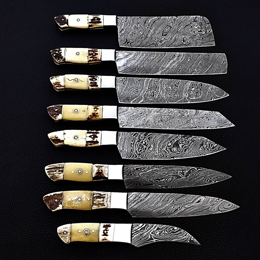 knivesforworld's tweet image. 🎁Beautiful Handmade 8Pcs Chef Set.🔪
If anyone interested feel free message me or comment below.🪓
🔪My shop link🔗
theedgeblades.com
✨Please support to my small handmade business.
🔥LIKE
🔥RETWEET
#knife #knives #handmadeknives #damascusknives #trump #usa #mega #forging
