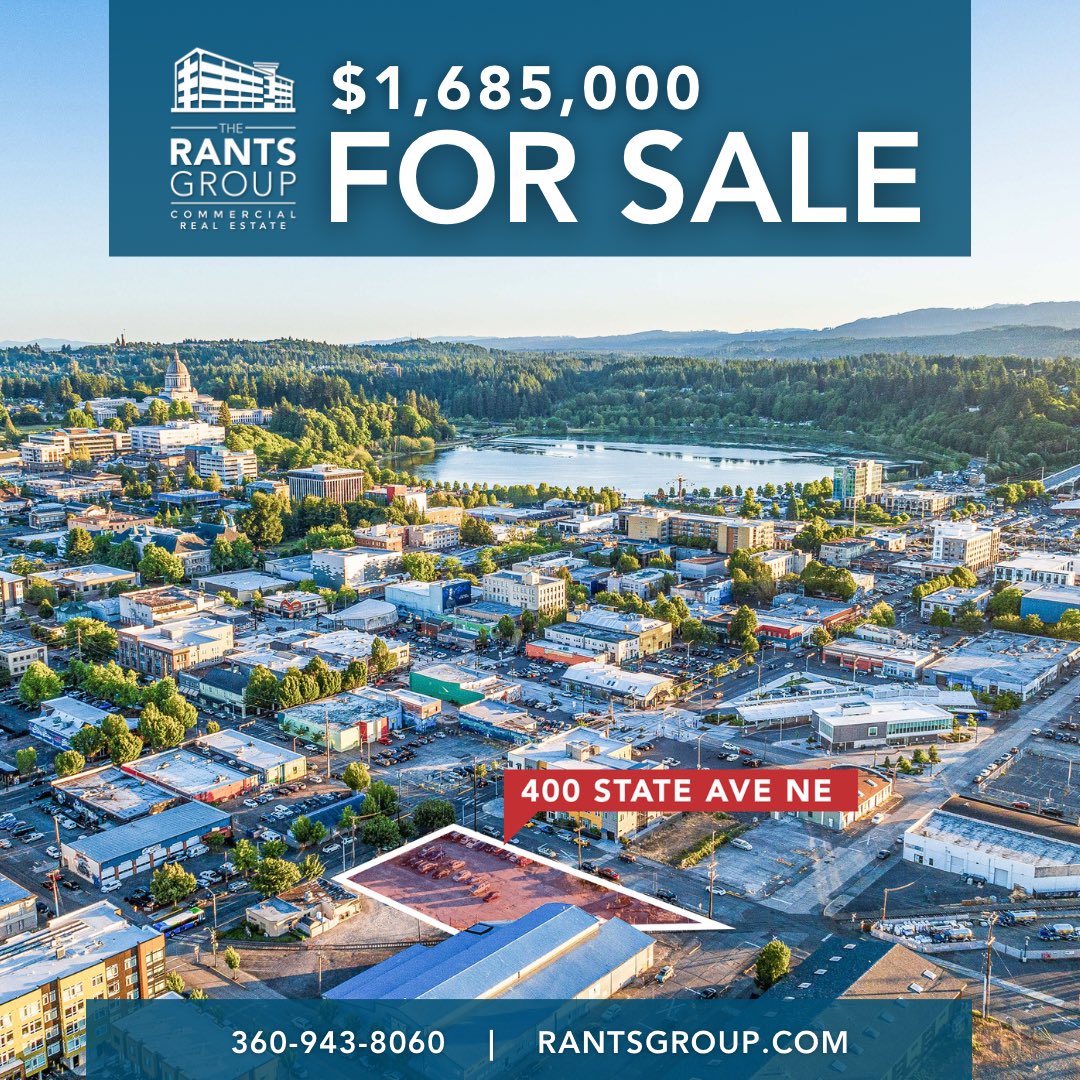 This vacant commercial lot has significant redevelopment potential and is strategically positioned in a highly desirable area. Zoned Urban Waterfront, the .45 acres offer a variety of uses, such as retail, multifamily, or mixed-use. 

More info at rants.group/400StateAveNE