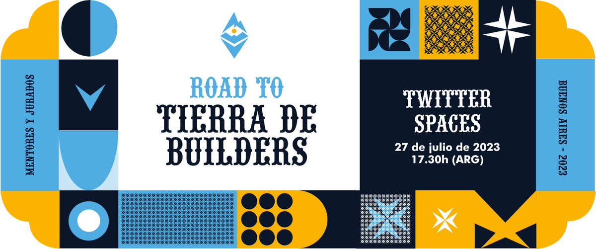 ¡Se viene el #Buildathon! 🛠

Sumate al Space #RoadToTierraDeBuilders para seguir descubriendo sobre el evento

<a href="/MilsteinmAb/">Milstein 🇦🇷</a> va a estar charlando con los mentores <a href="/neeel_eth/">neeel.eth (🇦🇷,🧉)</a>, <a href="/goncy/">goncy.tsx</a>, <a href="/DiegoteQR/">Diegote.eth</a> y los jurados <a href="/das_grasshopper/">JJ Campuzano.eth🦇🔊 Ethereum Wartime Evangelist</a> y <a href="/0xGed/">Ged (0xged.eth) 🦞</a>