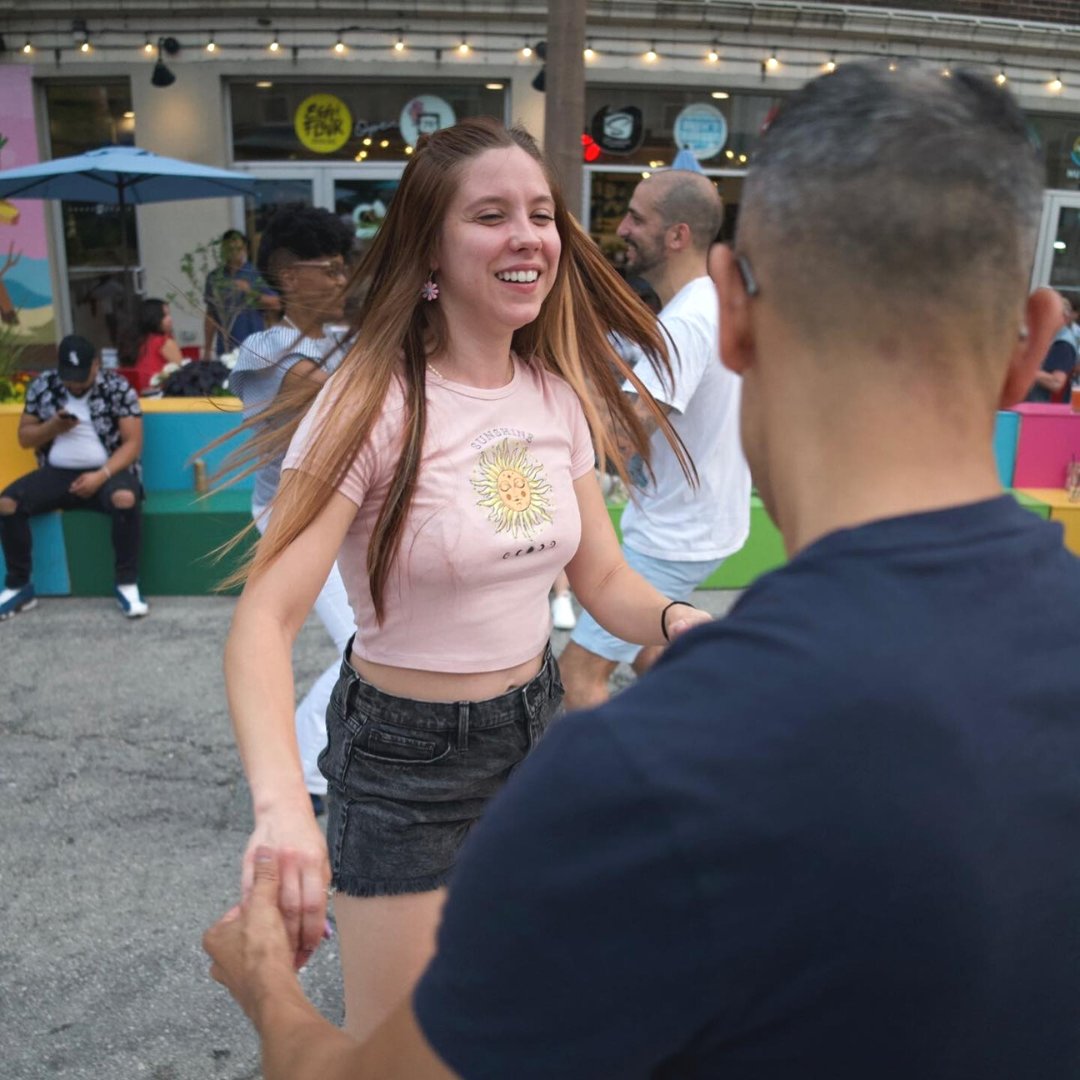 Throwback to the first free <a href="/EastSideMke/">East Side</a> Latin Dance Night.💕Our hearts were full watching Milwaukeeans dance the night away in Ivanhoe Plaza.

Next up: Saturday, July 29th at 6pm <a href="/DayncAcademy/">Daync Academy</a>