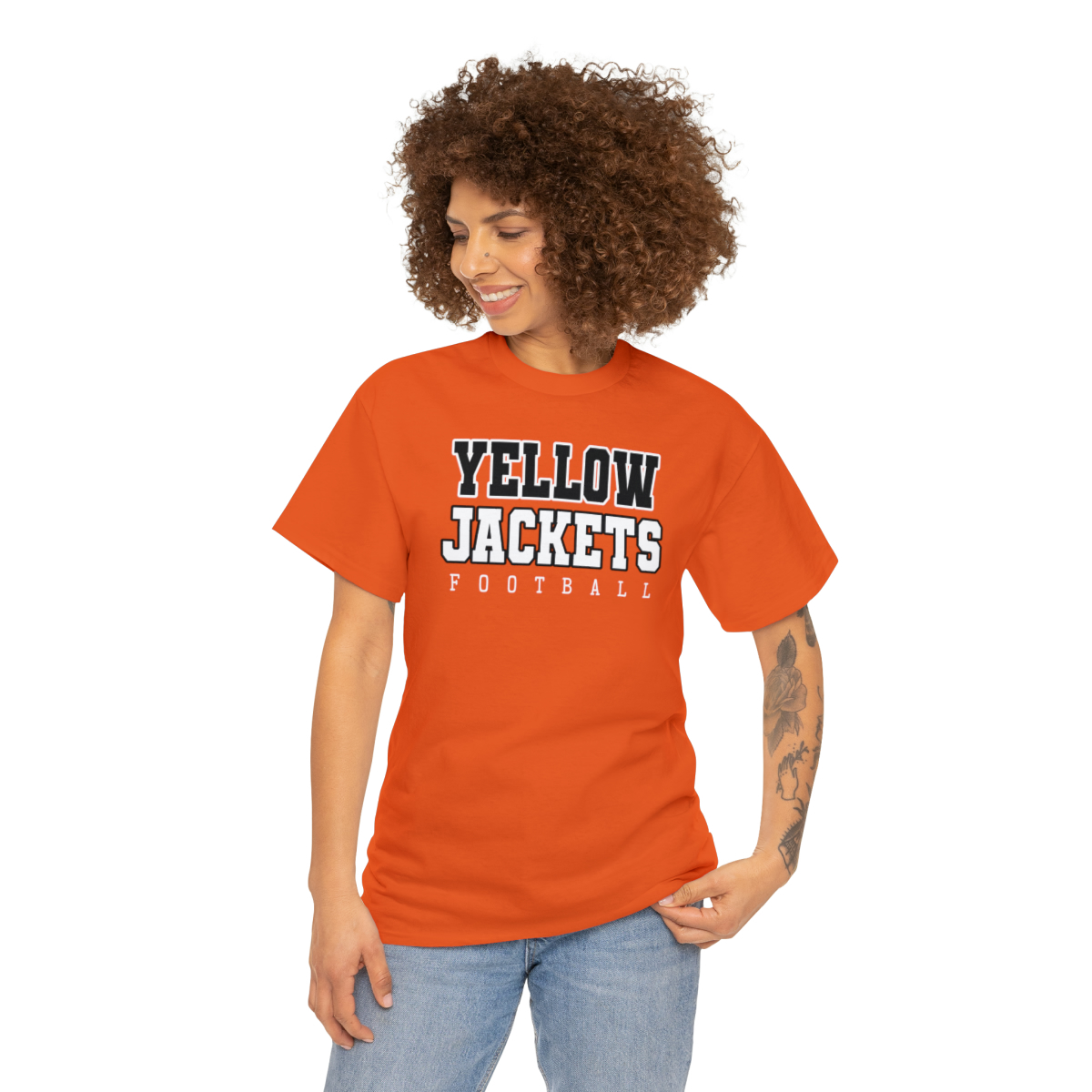 wesandrews13's tweet photo. 🏈 Calling all Yellow Jackets fans! 🐝 Get ready for football season with the Yellow Jackets Football Game Day Tee – perfect for opening night &amp; beyond! Crafted for Comfort, Elevate Your Game-Day Experience 🚚 Delivered to Your Doorstep. 🛍️ Buy now: https://t.co/5VkXpPA9fh https://t.co/TWSl60yv37