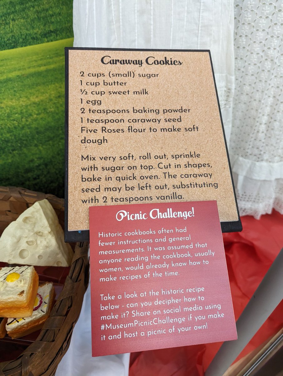 As soon as the sun starts shining and the weather gets warm, the picnic baskets come out 🧺☀️ Check out the mini-exhibit at Courtney Park Library to learn about picnics in Mississauga's history, from fine dining in tea dresses to work bees in the fields.