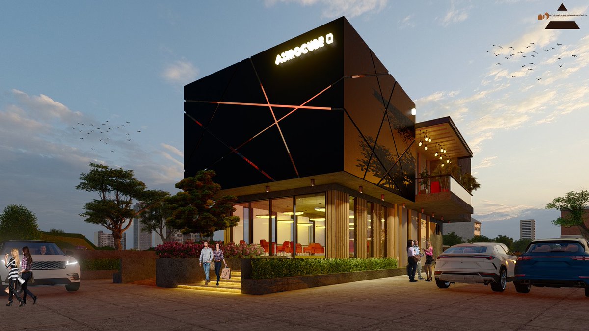 westsideking_'s tweet image. PROJECT ASTROCUBE: An architectural piece curated out of the desire to encapsulate the need for a space that comprises a restaurant and a bar/lounge area. 
What do you think about it? Share your thoughts 😊🙏🏽 #commercialdevelopment #restaurant #loungeandbar #architecturaldesign