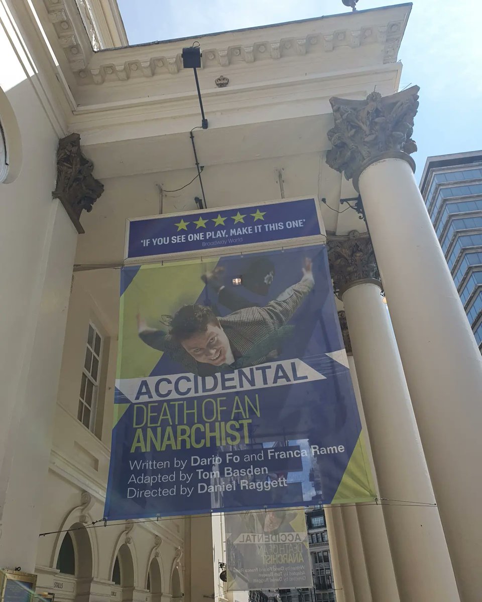 RyKas's tweet photo. What a powerful piece of Theatre you must see @anarchistplayuk, the performance is full on, fast paced and does not fail to make you reflect on some very modern problems. 

Bravo @danielrigby @tcrandrews @Tonygardner #MarkHadfield @_RoKumar #RubyThomas 

#Play #Theatre #Raptus https://t.co/Cx6gCJ9lew