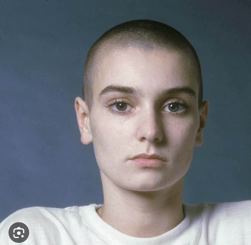 “They wanted me to grow my hair really long and wear miniskirts and all that kind of stuff because they reckoned I'd look much prettier… So I went straight around to the barber and shaved the rest of my hair off.' — Sinead O’Connor, feminist firebrand.