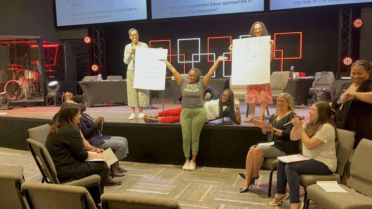 WMSHCS's tweet photo. Today was an amazing Day 1 of preplanning. Staff was engaged & created Tableaus to represent Instructional Foundations, Conditions for learning and Learning Engagement! They did a fantastic job! Kudos to our A-Team for intentional planning! #WinningForKids #SettingTheFoundation https://t.co/2f1AxroE49